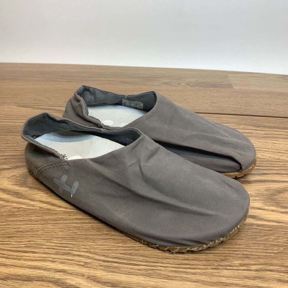 OTZ 300GMS Shoes 39 Cork Lite Footbed Linen Gray Slip On Womens 9 US / Mens 6 US